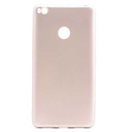 Xiaomi Mi Max 2 Kılıf Zore Premier Silikon Kapak Gold