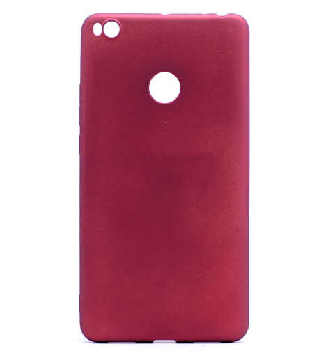 Xiaomi Mi Max 2 Kılıf Zore Premier Silikon Kapak Bordo
