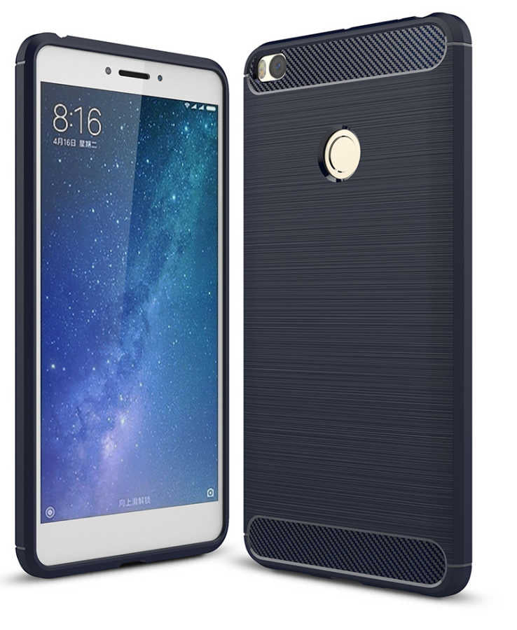 Xiaomi Mi Max 2 Kılıf Zore Room Silikon Kapak Lacivert