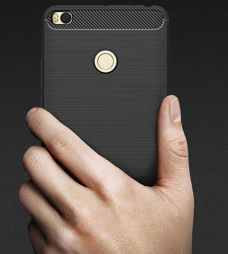 Xiaomi Mi Max 2 Kılıf Zore Room Silikon Kapak Siyah