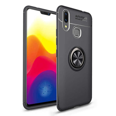 Xiaomi Mi Max 3 Kılıf Zore Ravel Silikon Kapak Siyah