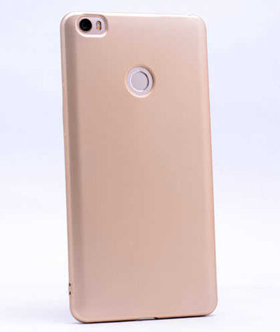 Xiaomi Mi Max Kılıf Zore Premier Silikon Kapak Gold