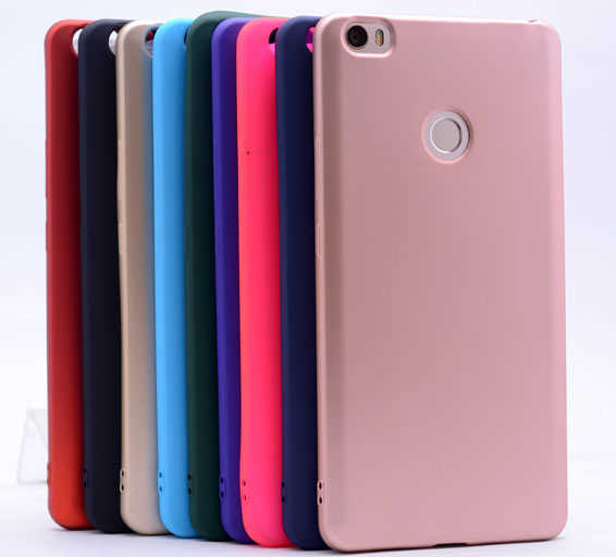 Xiaomi Mi Max Kılıf Zore Premier Silikon Kapak Mavi