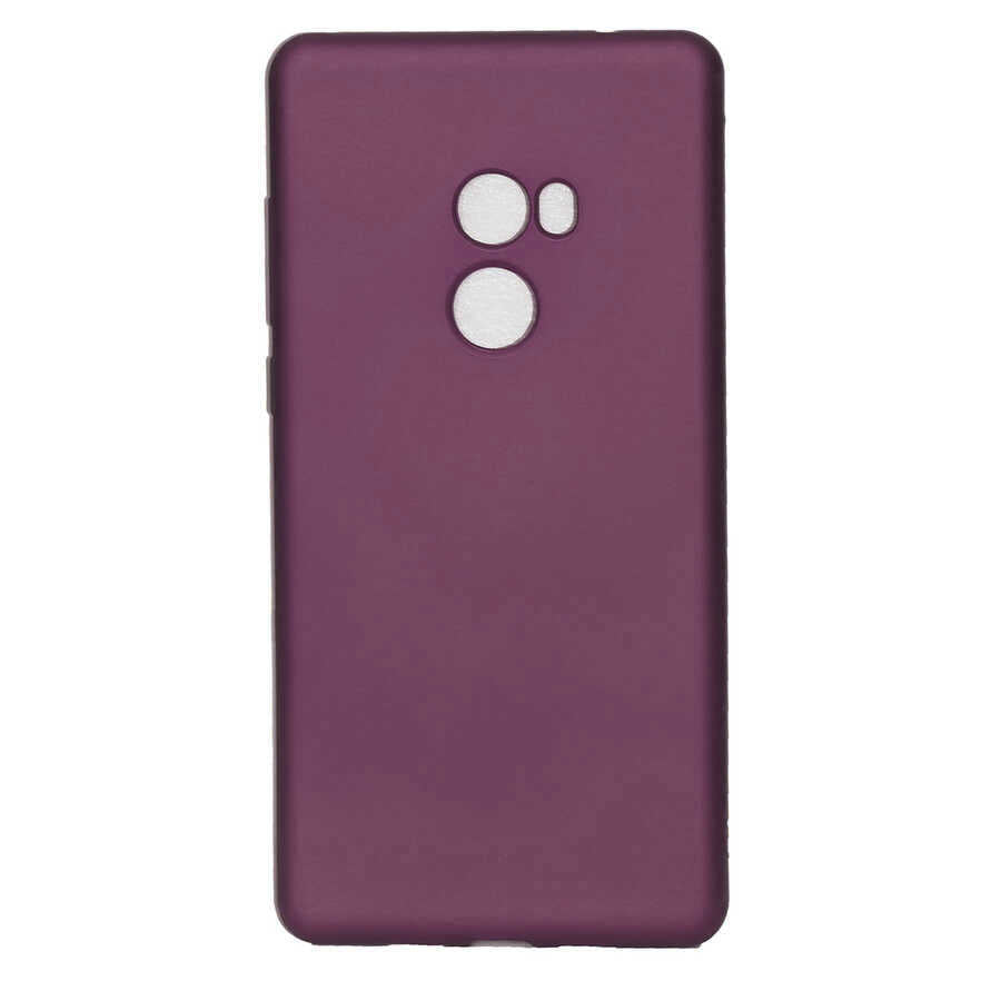 Xiaomi Mi Mix 2 Kılıf Zore Premier Silikon Kapak Mürdüm