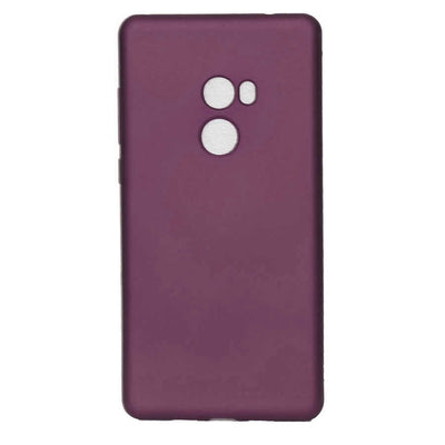 Xiaomi Mi Mix 2 Kılıf Zore Premier Silikon Kapak Mürdüm
