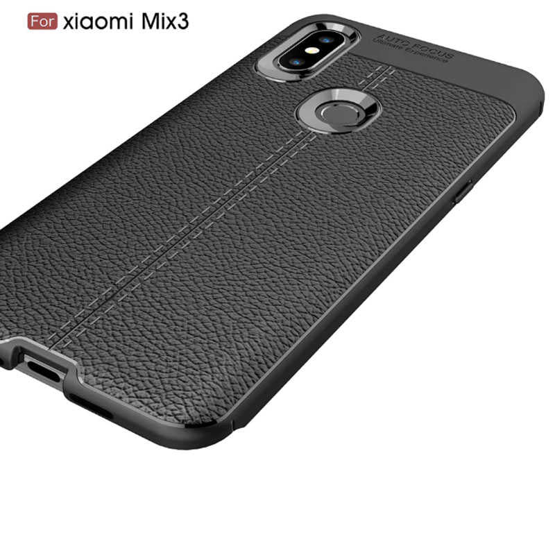Xiaomi Mi Mix 3 Kılıf Zore Niss Silikon Kapak Kırmızı