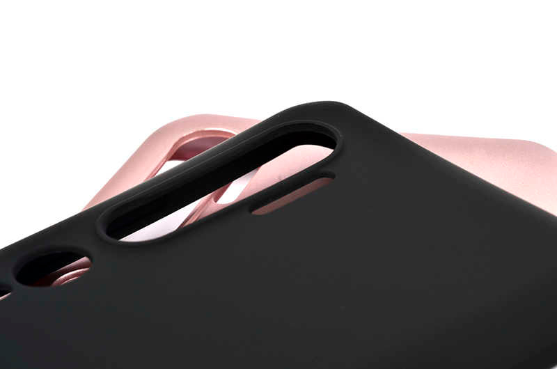 Xiaomi Mi Note 10 Kılıf Zore Premier Silikon Kapak Saks Mavi