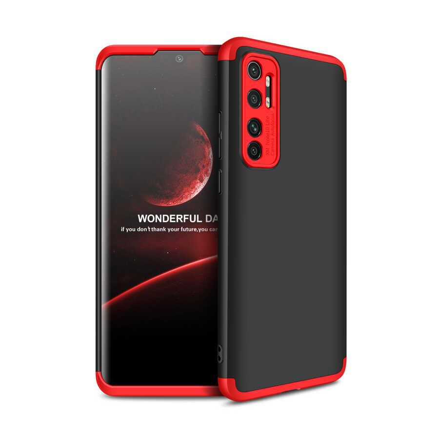 Xiaomi Mi Note 10 Lite Kılıf Zore Ays Kapak Siyah