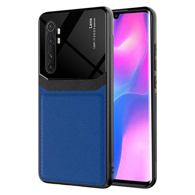 Xiaomi Mi Note 10 Lite Kılıf Zore Emiks Kapak Lacivert
