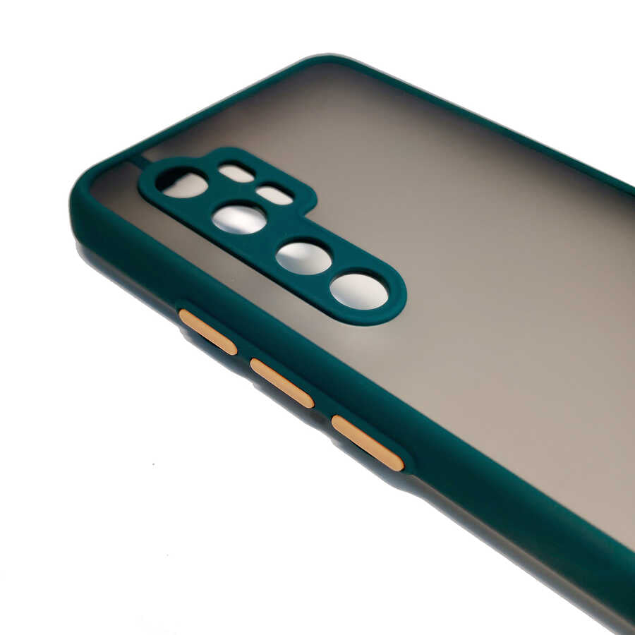 Xiaomi Mi Note 10 Lite Kılıf Zore Hux Kapak Siyah