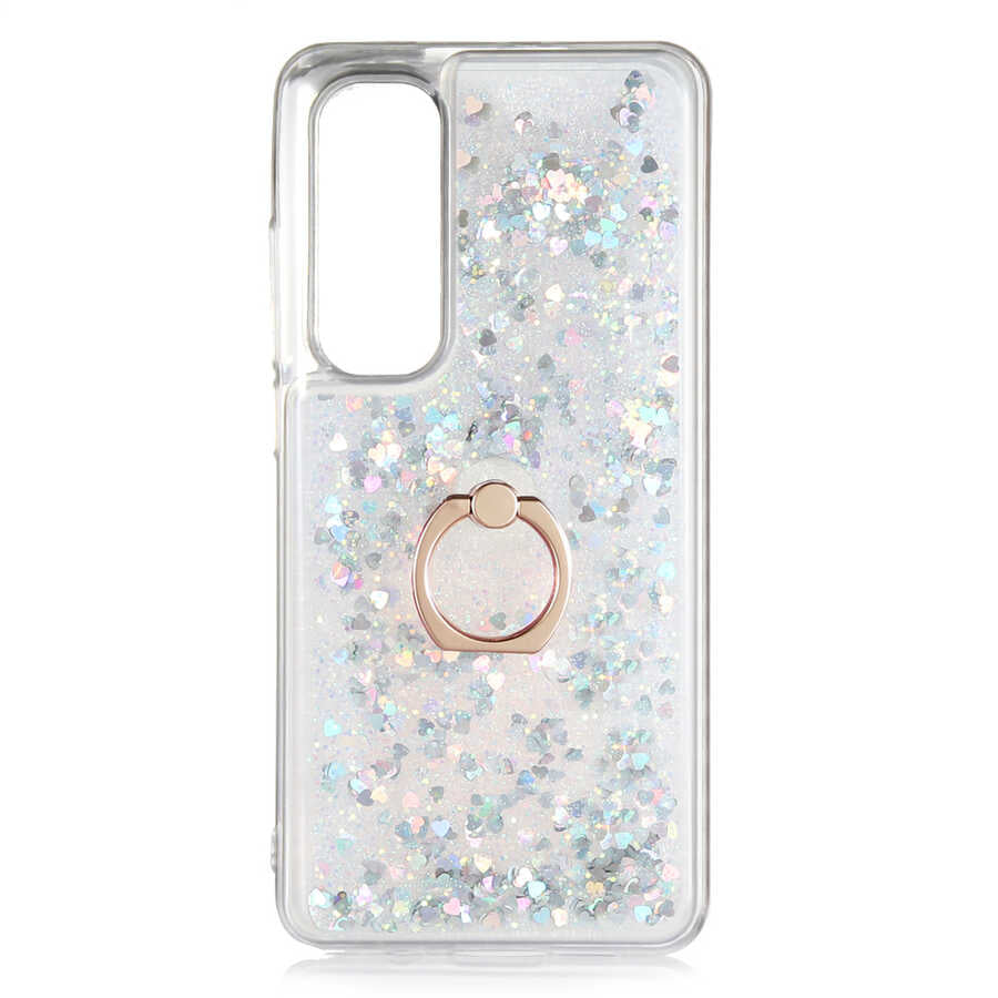 Xiaomi Mi Note 10 Lite Kılıf Zore Milce Kapak Gümüş