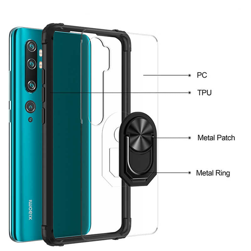 Xiaomi Mi Note 10 Lite Kılıf Zore Mola Kapak Kırmızı