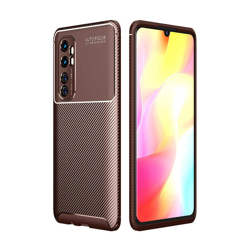 Xiaomi Mi Note 10 Lite Kılıf Zore Negro Silikon Kapak Siyah