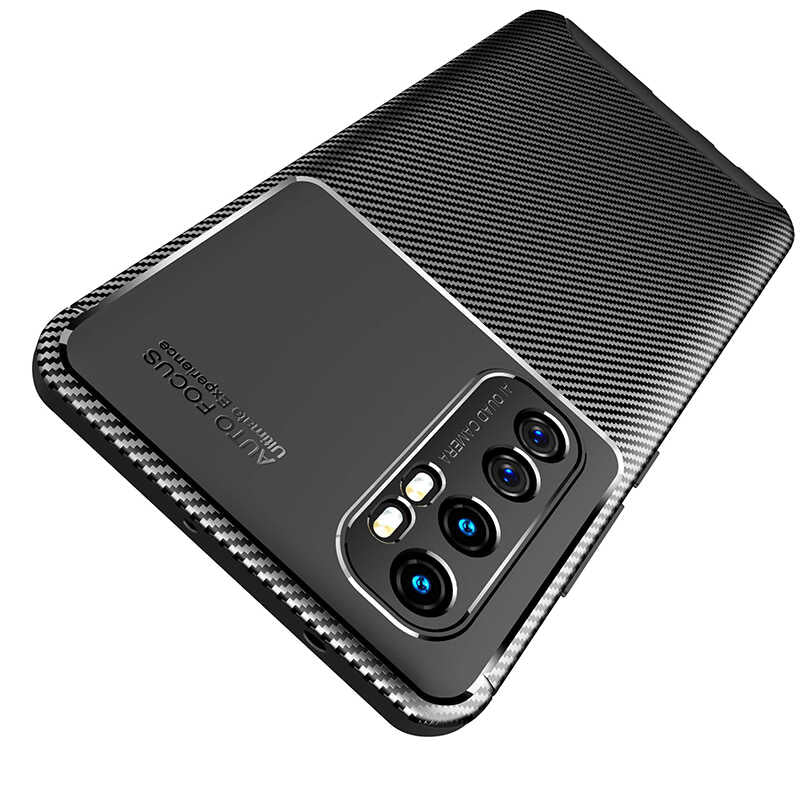 Xiaomi Mi Note 10 Lite Kılıf Zore Negro Silikon Kapak Siyah