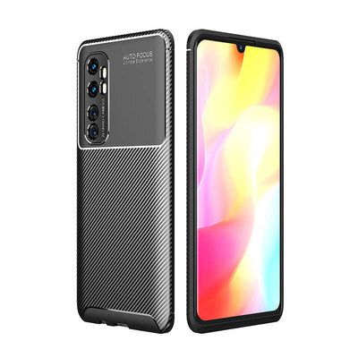 Xiaomi Mi Note 10 Lite Kılıf Zore Negro Silikon Kapak Siyah