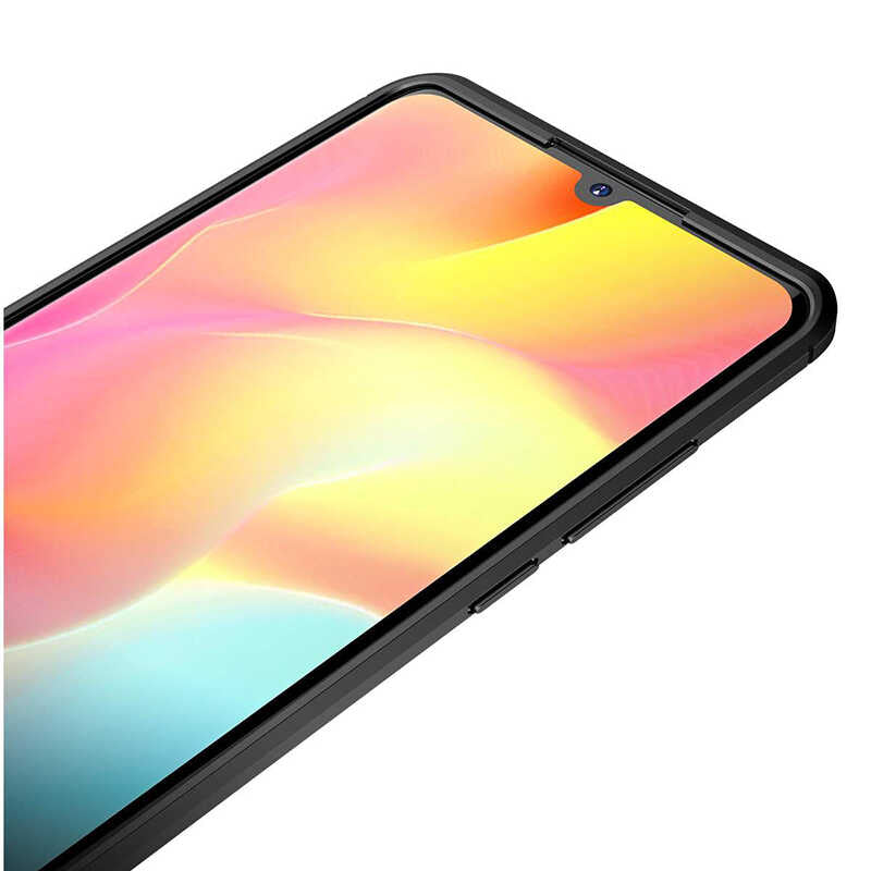Xiaomi Mi Note 10 Lite Kılıf Zore Niss Silikon Kapak Siyah
