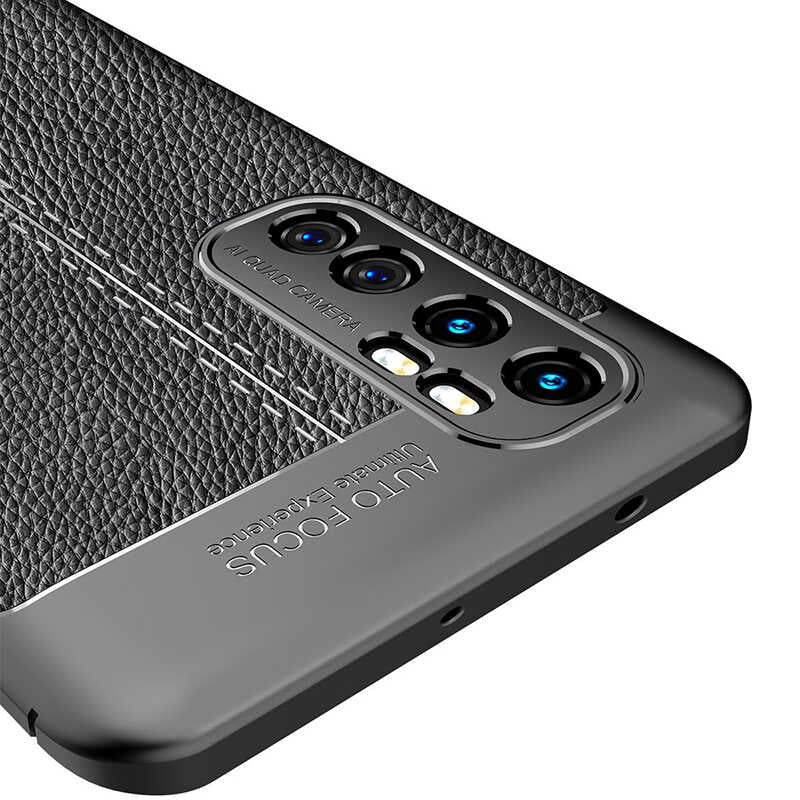 Xiaomi Mi Note 10 Lite Kılıf Zore Niss Silikon Kapak Kırmızı