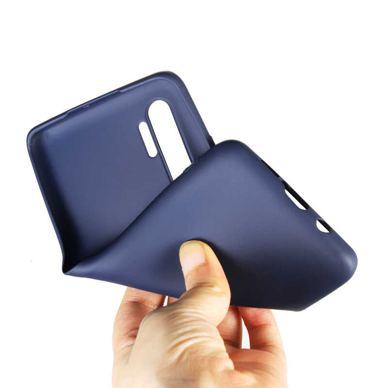 Xiaomi Mi Note 10 Lite Kılıf Zore Premier Silikon Kapak Lacivert