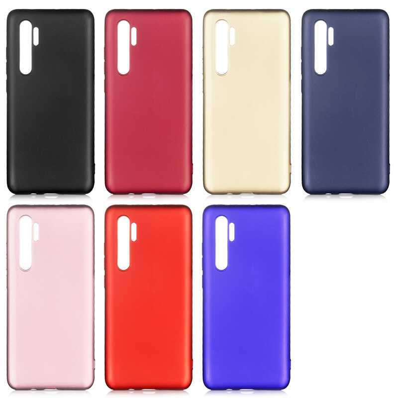 Xiaomi Mi Note 10 Lite Kılıf Zore Premier Silikon Kapak Saks Mavi