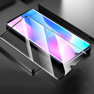 Xiaomi Mi Note 10 Lite Zore Full Yapışkanlı Cam Ekran Koruyucu Siyah