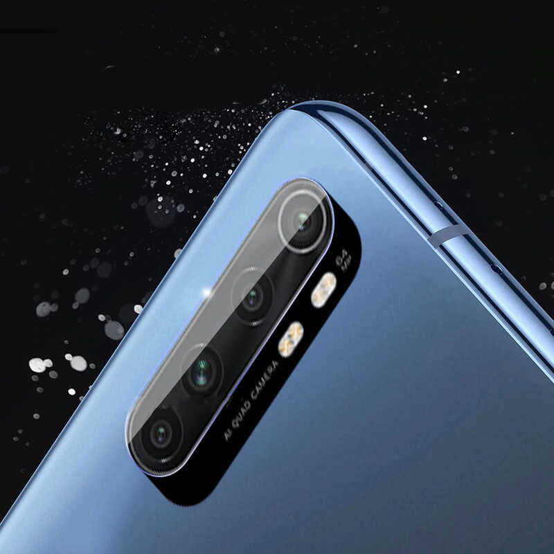 Xiaomi Mi Note 10 Lite Zore Nano Kamera Koruyucu Renksiz