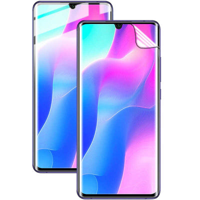 Xiaomi Mi Note 10 Lite Zore Süper Pet Ekran Koruyucu Jelatin Siyah