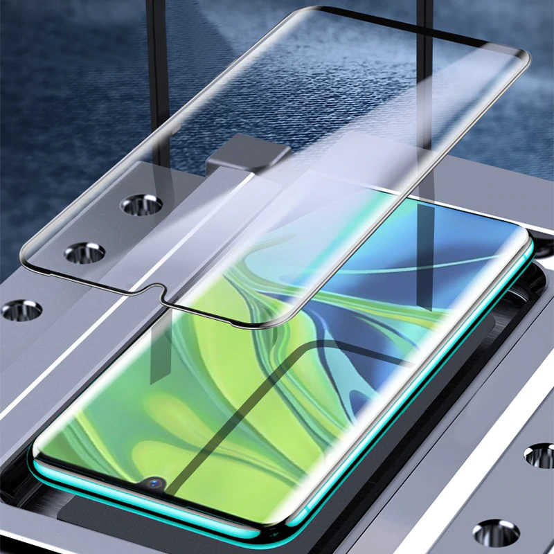 Xiaomi Mi Note 10 Zore Süper Pet Ekran Koruyucu Jelatin Siyah