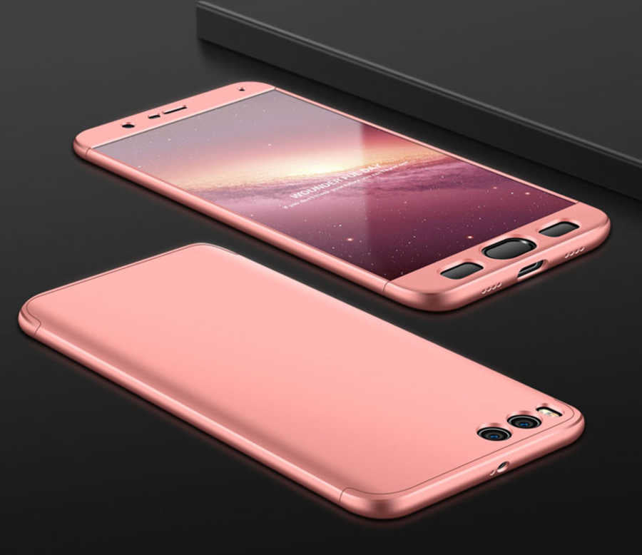 Xiaomi Mi Note 3 Kılıf Zore Ays Kapak Rose Gold