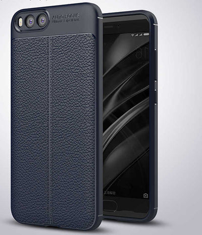 Xiaomi Mi Note 3 Kılıf Zore Niss Silikon Kapak Lacivert