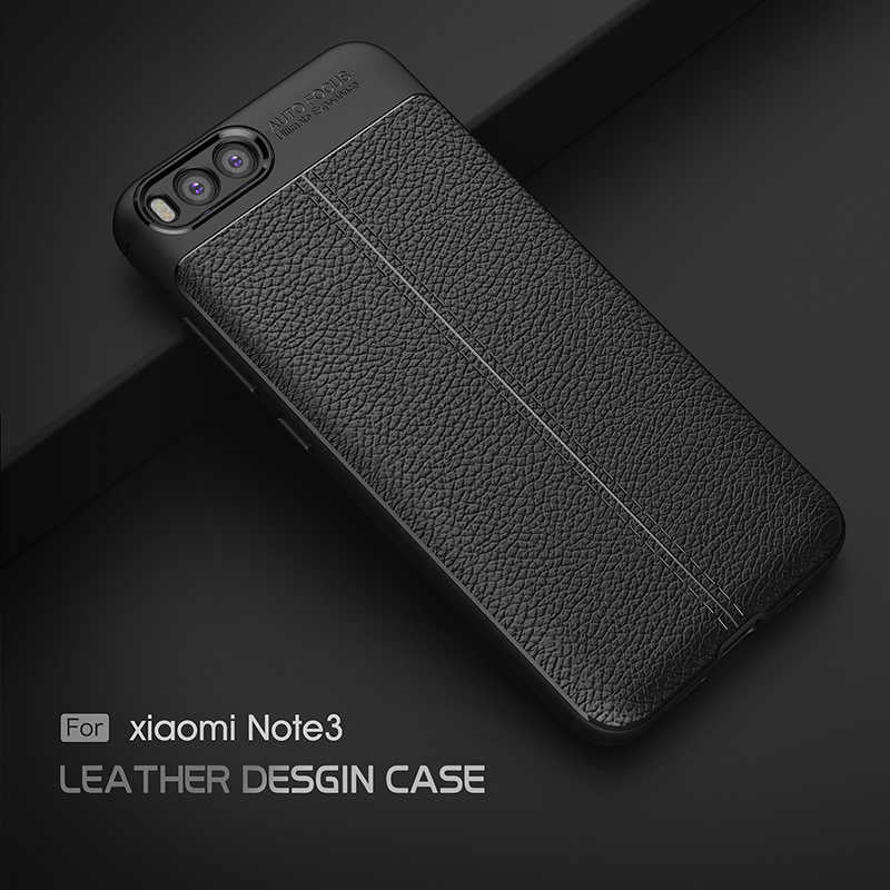 Xiaomi Mi Note 3 Kılıf Zore Niss Silikon Kapak Lacivert