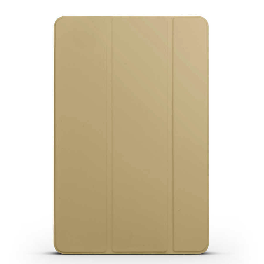 Xiaomi Mi Pad 5 Zore Smart Cover Standlı 1-1 Kılıf Gold