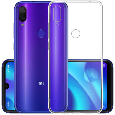 Xiaomi Mi Play Kılıf Zore Süper Silikon Kapak Renksiz