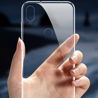 Xiaomi Mi Play Kılıf Zore Süper Silikon Kapak Renksiz