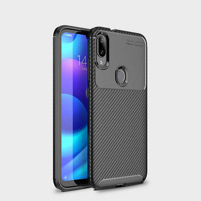 Xiaomi Mi Play Kılıf Zore Negro Silikon Kapak Kahverengi