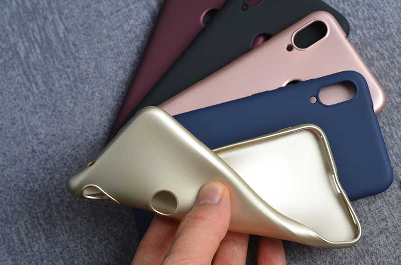 Xiaomi Mi Play Kılıf Zore Premier Silikon Kapak Lacivert