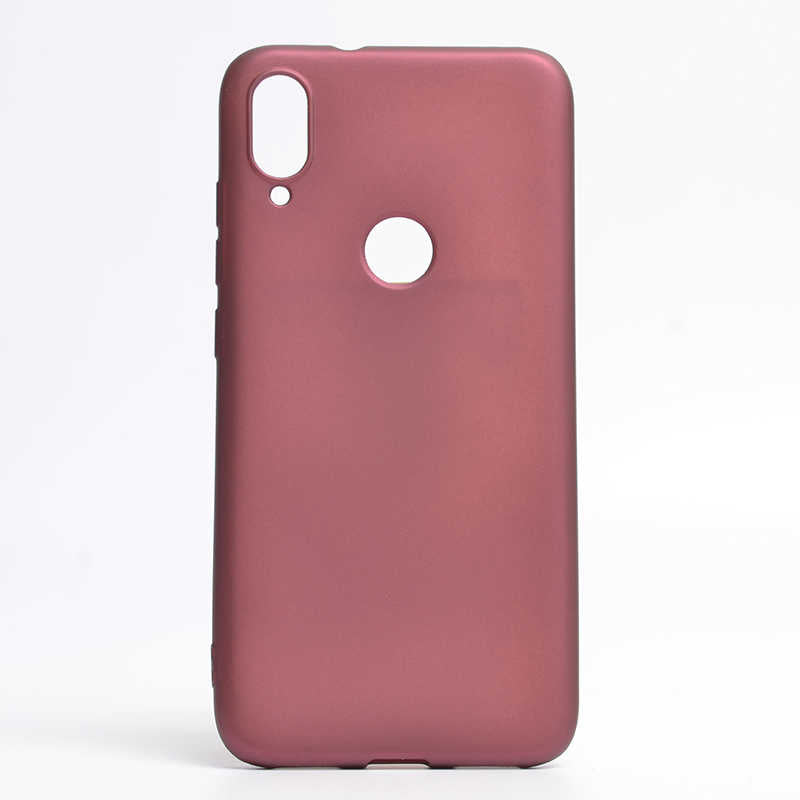 Xiaomi Mi Play Kılıf Zore Premier Silikon Kapak Mürdüm
