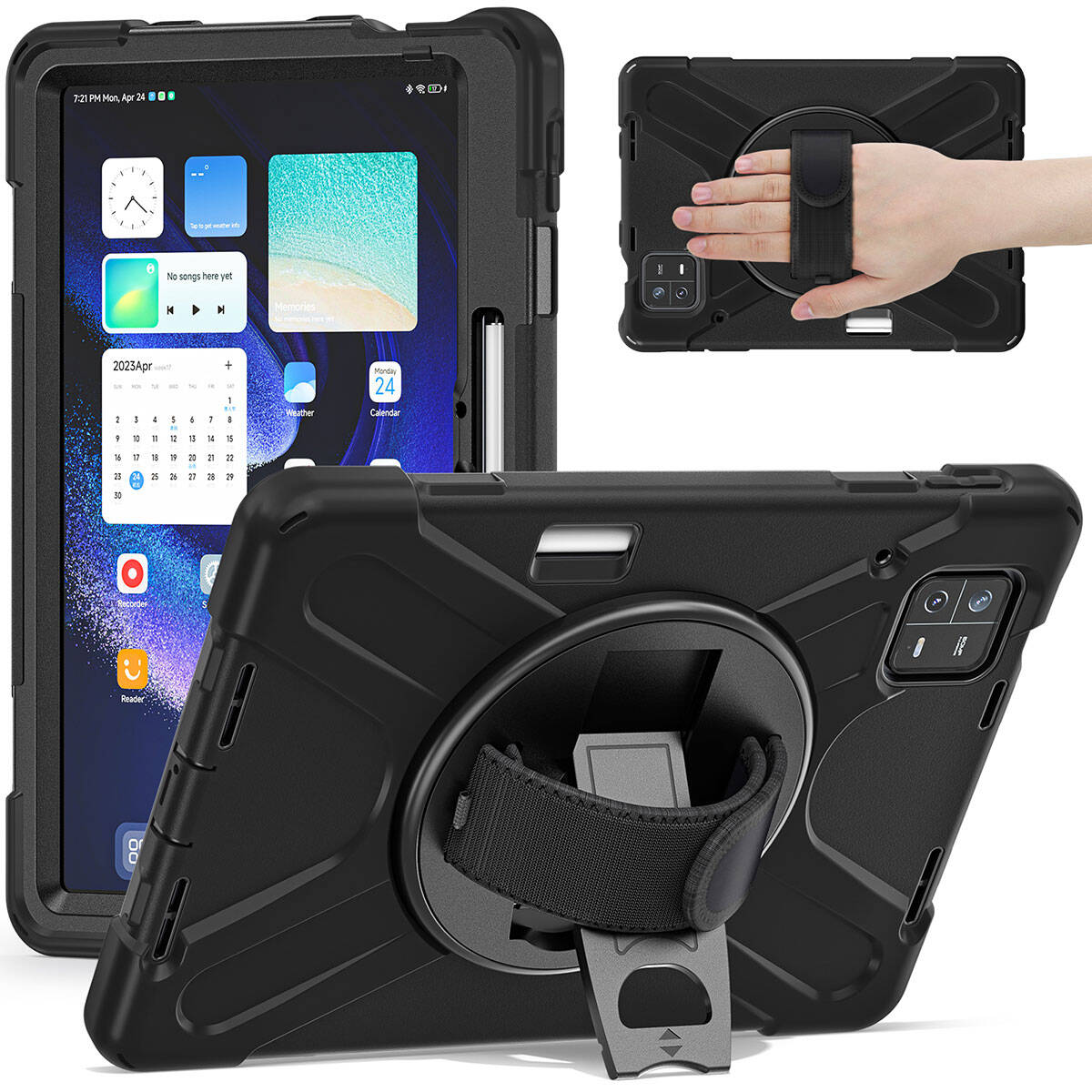 Xiaomi Pad 6 Zore Defender Tablet Silikon Siyah