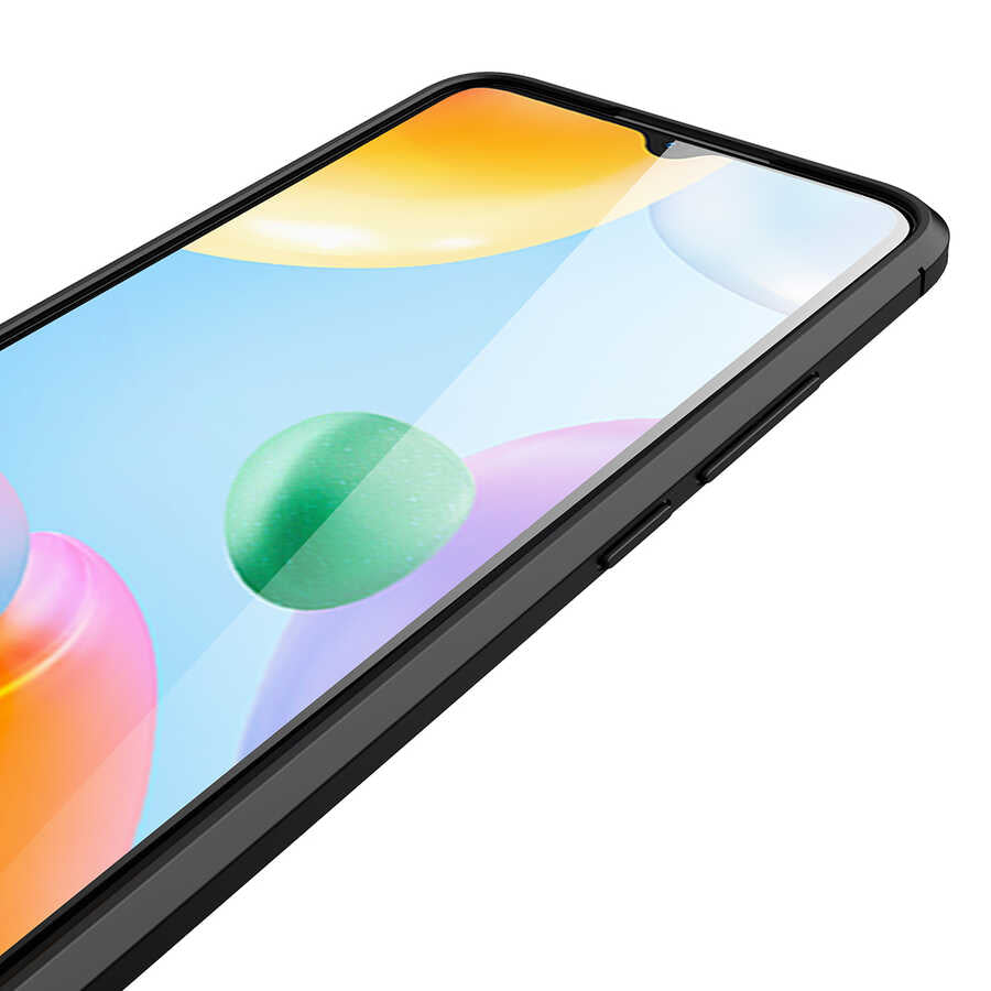 Xiaomi Poco C40 Kılıf Zore Niss Silikon Kapak Siyah