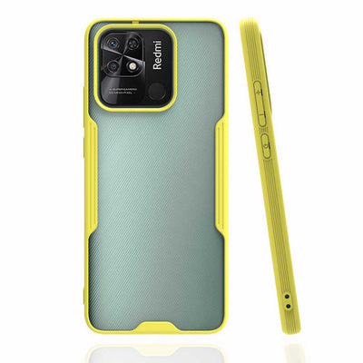 Xiaomi Poco C40 Kılıf Zore Parfe Kapak Sarı