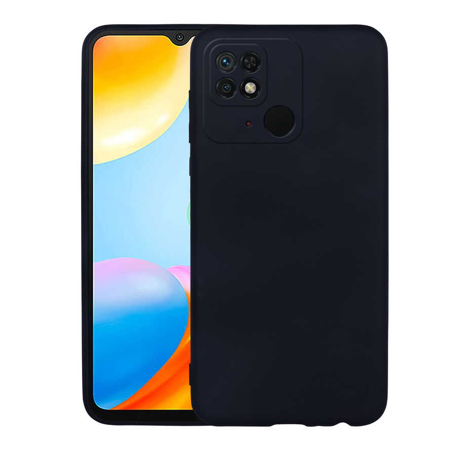 Xiaomi Poco C40 Kılıf Zore Premier Silikon Kapak Siyah