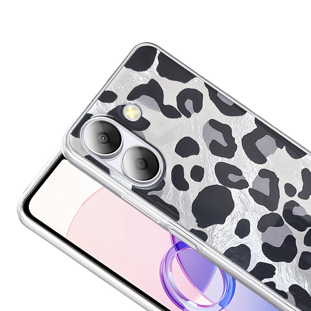 Xiaomi Poco C65 Kılıf Desenli Zore Mep Kapak Geometrik