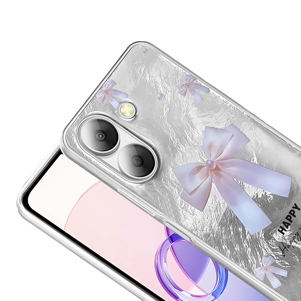Xiaomi Poco C65 Kılıf Desenli Zore Mep Kapak İncili Fiyonk