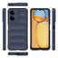 Xiaomi Poco C65 Kılıf Esnek TPU Oyuklu Arka Yüzey Tasarımlı Zore Etnik Silikon Kapak Koyu Yeşil