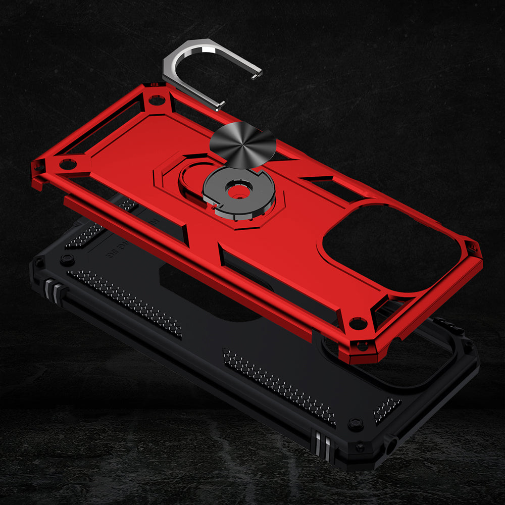 Xiaomi Poco C65 Kılıf Zore Vega Kapak Kırmızı