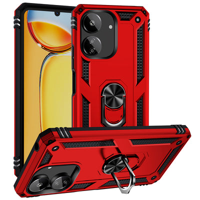 Xiaomi Poco C65 Kılıf Zore Vega Kapak Kırmızı