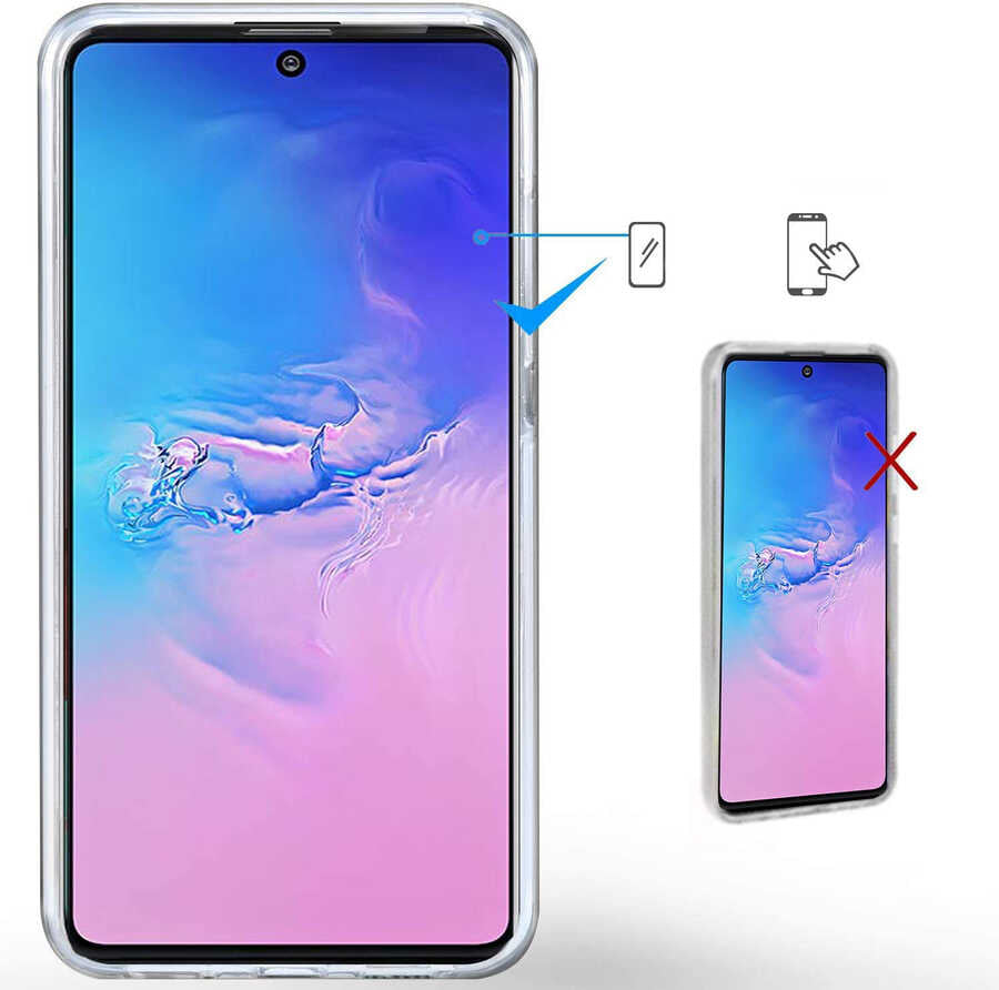 Xiaomi Poco F3 Kılıf Zore Enjoy Kapak Renksiz