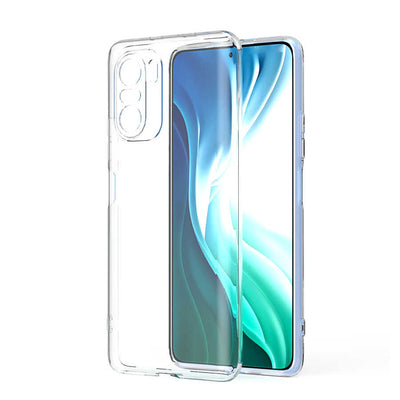 Xiaomi Poco F3 Kılıf Zore Kamera Korumalı Süper Silikon Kapak Renksiz