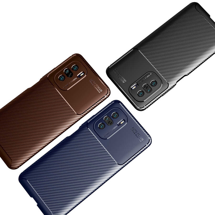 Xiaomi Poco F3 Kılıf Zore Negro Silikon Kapak Siyah