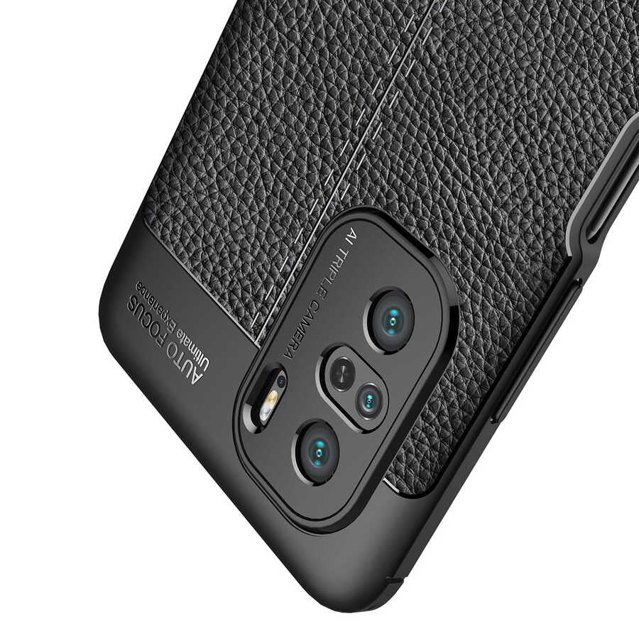 Xiaomi Poco F3 Kılıf Zore Niss Silikon Kapak Lacivert