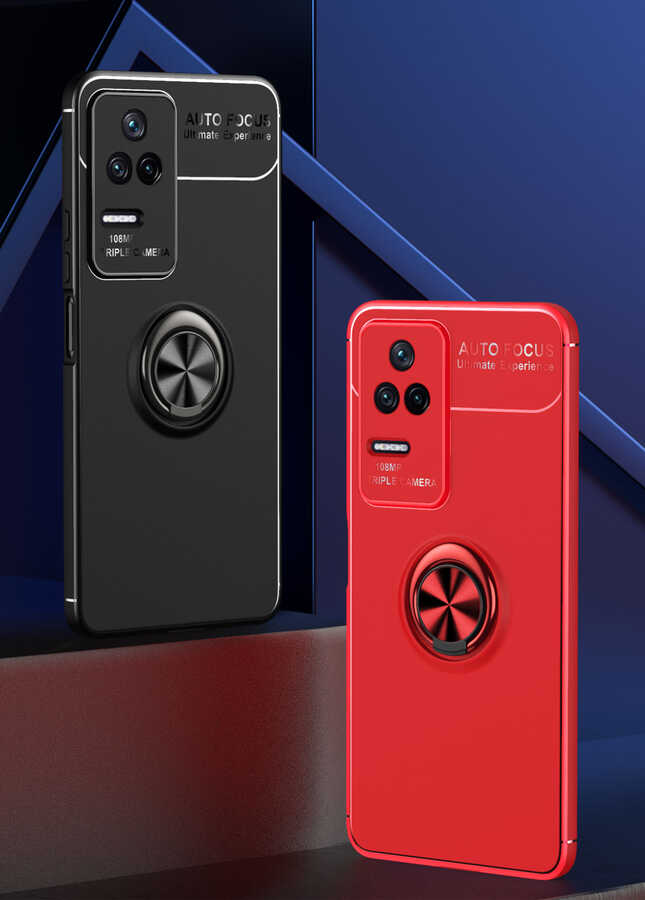 Xiaomi Poco F4 Kılıf Zore Ravel Silikon Kapak Mavi